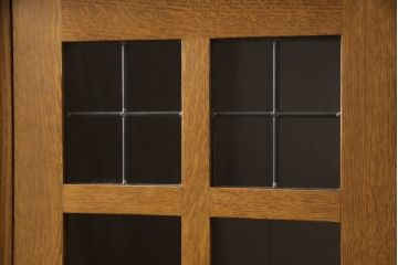 アメリカヴィンテージ　Stickley(スティックレー、スティックレイ)　ナチュラルテイストの空間づくりにおすすめのキャビネット(ブックケース、本箱、収納棚、戸棚、ビンテージ)(R-065391)