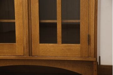 アメリカヴィンテージ　Stickley(スティックレー、スティックレイ)　ナチュラルテイストの空間づくりにおすすめのキャビネット(ブックケース、本箱、収納棚、戸棚、ビンテージ)(R-065391)