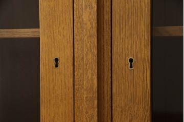 アメリカヴィンテージ　Stickley(スティックレー、スティックレイ)　ナチュラルテイストの空間づくりにおすすめのキャビネット(ブックケース、本箱、収納棚、戸棚、ビンテージ)(R-065391)