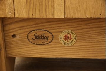 アメリカヴィンテージ　Stickley(スティックレー、スティックレイ)　ナチュラルテイストの空間づくりにおすすめのキャビネット(ブックケース、本箱、収納棚、戸棚、ビンテージ)(R-065391)