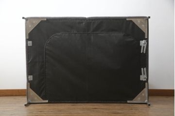 中古　美品　IDC大塚家具取り扱い　すっきりとしたリビングスタイルを実現できるクッション付きコーナーソファ(L字型、4人掛け、5人掛け、4P)(定価約48万円)(R-065394)
