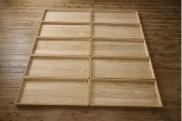中古　国産　職人手造り　美しい金具が目を惹く上品な総桐箪笥(並厚、四方丸、桐たんす、整理タンス、引き出し、チェスト、和箪笥、衣装箪笥、着物箪笥、衣装盆)(R-065395)