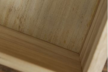 中古　駿河民芸　品の良い牡丹の金具が和の雰囲気を高める和箪笥(収納たんす、整理タンス、衣装箪笥、引き出し)(R-065410)