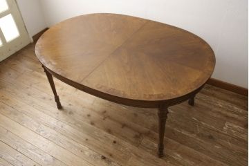 中古　DREXEL HERITAGE(ドレクセルヘリテイジ)　FRANCESCA(フランチェスカ)シリーズ　優美な佇まいのダイニングテーブル(2人掛け、4人掛け、食卓、作業台)(R-065412)