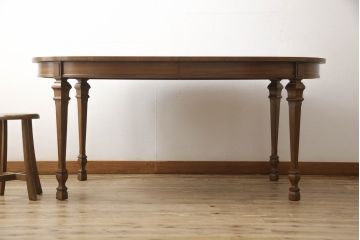 中古　DREXEL HERITAGE(ドレクセルヘリテイジ)　FRANCESCA(フランチェスカ)シリーズ　優美な佇まいのダイニングテーブル(2人掛け、4人掛け、食卓、作業台)(R-065412)