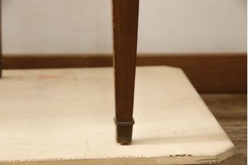 中古　DREXEL HERITAGE(ドレクセルヘリテイジ)　Triune(トライユン)　高級感漂う佇まいが魅力のドレッサーとスツールのセット(化粧台、鏡台、引き出し、ミラー、オットマン)(ドレッサーの定価約42万円)(R-065414)