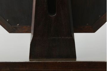 和製ビンテージ　松本民芸家具　絶版品!　#303型　オクタゴンのフレームが目を引く八角鏡台(ドレッサー、ミラー、化粧台、ヴィンテージ)(R-065420)