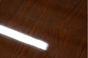 中古　美品　モリシゲ(MORISHIGE/森繁)　フローラ　濃い木色で落ち着いた空間を演出するサイドテーブル(コーヒーテーブル、カフェテーブル、ローテーブル)(定価約11万9千円)(R-065426)