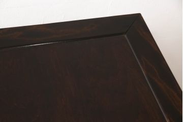 和製ビンテージ　美品　松本民芸家具　上質な和の趣き溢れるクズ布茶棚(飾り棚、収納棚、戸棚、サイドボード、ヴィンテージ)(R-065428)