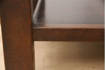 和製ビンテージ　美品　松本民芸家具　上質な和の趣き溢れるクズ布茶棚(飾り棚、収納棚、戸棚、サイドボード、ヴィンテージ)(R-065428)