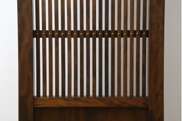 和製ビンテージ　九州民芸家具　和の趣溢れる重厚な佇まいが魅力の衝立て(つい立て、衝い立て、パーテーション、仕切り、ヴィンテージ)(R-065429)