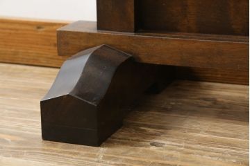 和製ビンテージ　九州民芸家具　和の趣溢れる重厚な佇まいが魅力の衝立て(つい立て、衝い立て、パーテーション、仕切り、ヴィンテージ)(R-065429)
