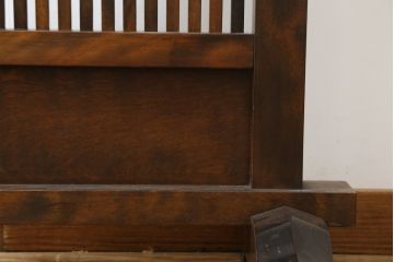 和製ビンテージ　九州民芸家具　和の趣溢れる重厚な佇まいが魅力の衝立て(つい立て、衝い立て、パーテーション、仕切り、ヴィンテージ)(R-065429)