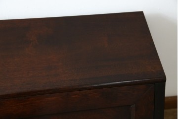 中古　松本民芸家具　高山式座ビューロー　和室や和モダンなリビングにおすすめのライティングビューロー　定価約30万8千円相当　(R-065432)