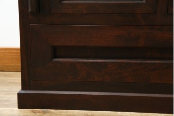 中古　松本民芸家具　高山式座ビューロー　和室や和モダンなリビングにおすすめのライティングビューロー　定価約30万8千円相当　(R-065432)