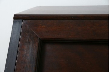 中古　松本民芸家具　高山式座ビューロー　和室や和モダンなリビングにおすすめのライティングビューロー　定価約30万8千円相当　(R-065432)