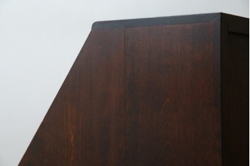 中古　松本民芸家具　高山式座ビューロー　和室や和モダンなリビングにおすすめのライティングビューロー　定価約30万8千円相当　(R-065432)