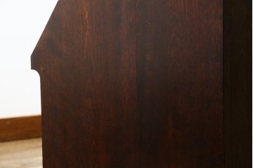 中古　松本民芸家具　高山式座ビューロー　和室や和モダンなリビングにおすすめのライティングビューロー　定価約30万8千円相当　(R-065432)