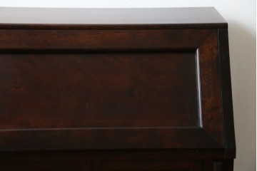 中古　松本民芸家具　高山式座ビューロー　和室や和モダンなリビングにおすすめのライティングビューロー　定価約30万8千円相当　(R-065432)