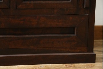 中古　松本民芸家具　高山式座ビューロー　和室や和モダンなリビングにおすすめのライティングビューロー　定価約30万8千円相当　(R-065432)