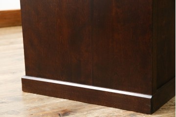 中古　松本民芸家具　高山式座ビューロー　和室や和モダンなリビングにおすすめのライティングビューロー　定価約30万8千円相当　(R-065432)