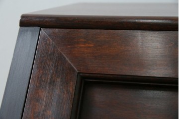 中古　松本民芸家具　高山式座ビューロー　和室や和モダンなリビングにおすすめのライティングビューロー　定価約30万8千円相当　(R-065432)