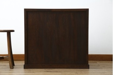 中古　松本民芸家具　高山式座ビューロー　和室や和モダンなリビングにおすすめのライティングビューロー　定価約30万8千円相当　(R-065432)