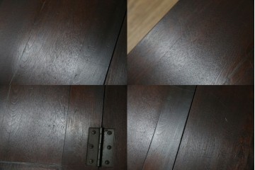 中古　松本民芸家具　高山式座ビューロー　和室や和モダンなリビングにおすすめのライティングビューロー　定価約30万8千円相当　(R-065432)