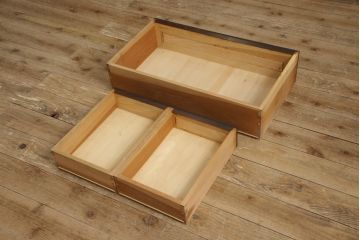 中古　松本民芸家具　高山式座ビューロー　和室や和モダンなリビングにおすすめのライティングビューロー(簿記机、ワークデスク、在宅用、在宅ワーク用、引き出し)(定価約30万8千円)(R-065432)