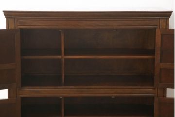 中古　松本民芸家具　B型サイドボード　ジャコビアン様式がクラシカルなキャビネット(収納棚、戸棚)(定価約65万円)(R-065436)