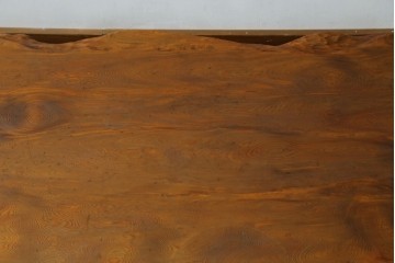 和製ビンテージ　笹杢　高級品!!杢目が素晴らしい秋田杉一枚板の座卓　(R-065445)