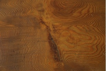 和製ビンテージ　笹杢　高級品!!杢目が素晴らしい秋田杉一枚板の座卓　(R-065445)