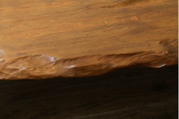 和製ビンテージ　笹杢　高級品!!杢目が素晴らしい秋田杉一枚板の座卓　(R-065445)