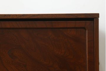 中古　美品　国産家具　職人手造り　欅(ケヤキ)杢　コンパクトなサイズが使いやすい函鏡台(ドレッサー、ミラー、小引き出し、卓上収納)(R-065462)