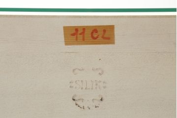 中古　美品　イタリア高級家具　SILIK(シリック)　ロココ調　Art.726　丸みを帯びたデザインが可愛らしい3段チェスト(コモード、サイドチェスト、ドロワー、引き出し)(定価約90万円)(R-065469)