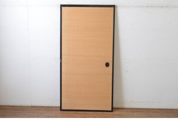 アンティーク建具　大正ロマン　古い洋館で使われていた和洋折衷の引き戸1枚(板戸、襖)(R-065473)