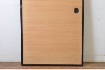 アンティーク建具　大正ロマン　古い洋館で使われていた和洋折衷の引き戸1枚(板戸、襖)(R-065473)