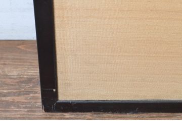 アンティーク建具　大正ロマン　古い洋館で使われていた和洋折衷の引き戸1枚(板戸、襖)(R-065473)