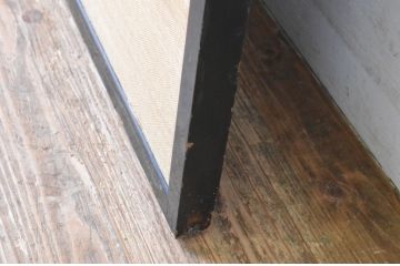 アンティーク建具　大正ロマン　古い洋館で使われていた和洋折衷の引き戸1枚(板戸、襖)(R-065473)