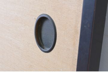 アンティーク建具　大正ロマン　古い洋館で使われていた和洋折衷の引き戸1枚(板戸)(R-065474)
