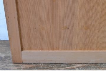 アンティーク建具　美しい柾目が魅力的な舞良戸1枚(まいらど、扉、ドア、板戸)(R-065476)