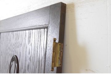 アンティーク建具　大正ロマン 古い洋館のドア1枚(扉、木製扉)(R-065483)