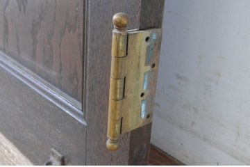 アンティーク建具　大正ロマン 古い洋館のドア1枚(扉、木製扉)(R-065483)