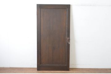 アンティーク建具　大正ロマン 古い洋館のドア1枚(扉、木製扉)(R-065483)
