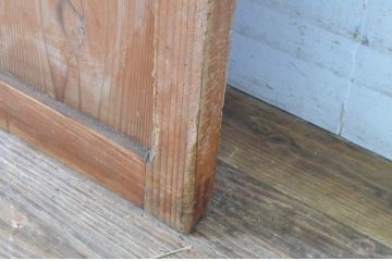 アンティーク建具　大正ロマンの雰囲気香るガラス引き戸1枚(ガラス戸)(R-065506)