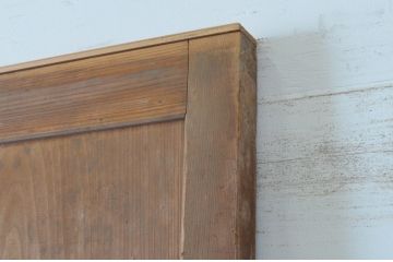 ビンテージ建具　経年を感じさせる木味が魅力の雨戸2枚セット(板戸、引き戸、ヴィンテージ)(R-065527)