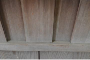 アンティーク建具　古い木味が魅力的な無双戸2枚セット(窓、引き戸)(R-065536)