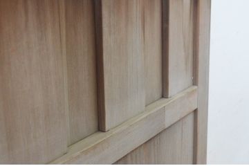 アンティーク建具　古い木味が魅力的な無双戸2枚セット(窓、引き戸)(R-065536)