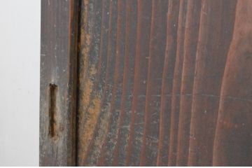 アンティーク建具　すすけた味わいが渋さを感じる板戸4枚セット(引き戸、窓)(R-065537)
