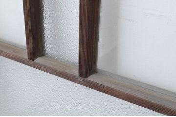 アンティーク建具　大正ロマン　ノスタルジックな雰囲気を醸し出すガラス窓4枚セット(ガラス戸、引き戸)(R-065545)